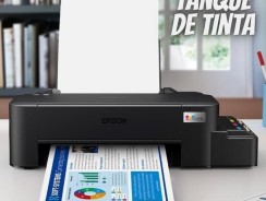 Impressora Epson Ecotank L121 – Tanque de Tinta Colorida, Cabo USB, Bivolt