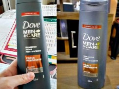 Shampoo 2 em 1 Cafeína Fortificante mais Cálcio Dove Men+Care Força Resistente Frasco 400ml, Dove