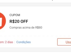 Cupom Shopee R$ 20 em Compras a partir R$ 80 -.