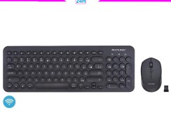 Combo Teclado e Mouse sem Fio, Multilaser, Teclados, Preto