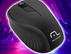 Mouse Multilaser Sem Fio 2.4Ghz Preto Usb – MO212