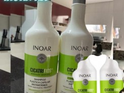 Inoar Kit shampoo e condicionador CicatriFios Plástica Capilar 1L, Inoar