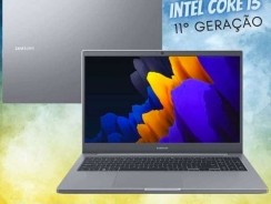 Notebook Samsung Book Intel Core i3 4GB – 256GB SSD 15,6” Full HD Windows 11 NP550XDA-KV3BR