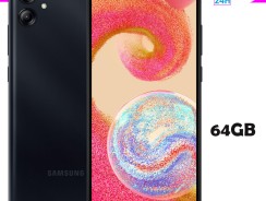 Samsung Galaxy A04e 64GB 4G Wi-Fi Tela 6.5” Dual Chip 3GB RAM Câmera Dupla + Selfie 5MP com modo Retrato Bateria de 5000mAh