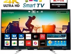 Smart TV LED 50″ Philips 50PUG6513/78 Ultra HD 4k com Conversor Digital 3 HDMI 2 USB Wi-Fi 60hz – Prata