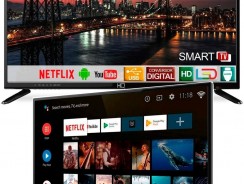 Smart TV LED 32″ HD HQ HQSTV32NP Netflix Youtube 2 HDMI 2 USB Wi-Fi