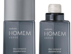 Kit Desodorante Corporal Natura Homem Verse Com Refil