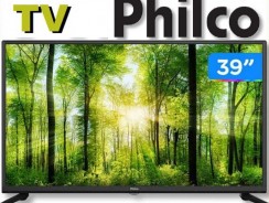 TV LED 39” Philco PTV39G50D Resolução HD e Recepção Digital – Preto