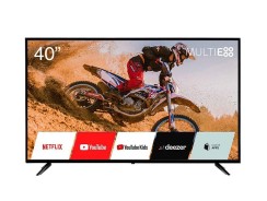 Smart Tela 40 FULL HD DLED Multi Experience HDMI USB Wifi integrado – Preto