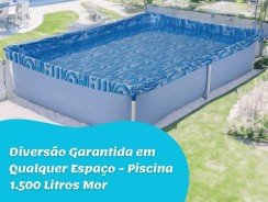 Mor Piscina 1.500 Litros Cor Azul