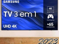 “Smart TV Crystal 55\” 4K UHD Samsung CU7700 – Alexa integrada, Samsung Gaming Hub”