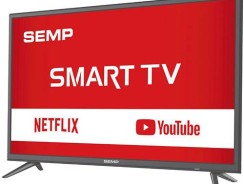 Smart TV LED 39″ Semp TCL L39S3900 Full HD com Conversor Digital 2 HDMI 1 USB Wi-Fi Closed Caption – Grafite