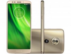 Smartphone Motorola Moto G6 Play 32GB Ouro 4G – 3GB RAM Tela 5.7” Câm. 13MP + Câm. Selfie 8MP