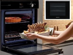 Forno a Gás de Embutir Brastemp Grill com Timer – Touch 78L Preto BOA84AE