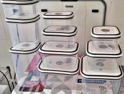 – Conjunto 10 Potes Herméticos Com Tampa Easy-open Electrolux –