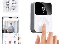 Campainha Com Câmera Vídeo Porteiro Sem Fio Wi-Fi HD Inteligente Smart Home Vê Pelo Celular Recarregável