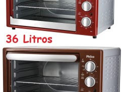 Forno Elétrico Philco PFE36V 36 Litros Vermelho