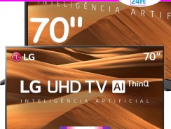 Smart TV 4K LED 70” LG Wi-Fi – Inteligência Artificial Controle Smart Magic