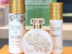 Combo Floratta Simple Love: Desodorante Colônia 75ml + Body Spray 100ml + Loção Hidratante Desodorante 200ml