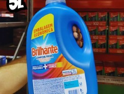 –Sabão Líquido Brilhante Limpeza Total – 5L