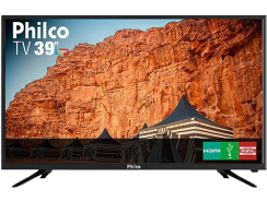 TV LED 39″ Philco PTV39N91D HD com Conversor Digital 2 HDMI 2 USB Som Surround 60Hz Preta