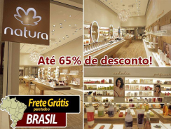 Produtos Natura com até 65% OFF + Cupom Comprando a partir de 6 itens