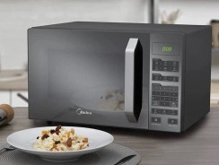 Forno Micro-ondas 27L Prata Espelhado Midea 127V