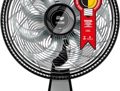 WAP FLOW TURBO Ventilador 2 em 1 Mesa e Parede 180W 50 cm 8 Pás Potente Silencioso e Econômico com 3 Velocidades