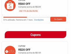 Cupons Shopee 6.6