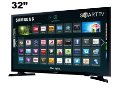 Smart TV LED 32″ Samsung 32J4300 HD com Conversor Digital 2 HDMI 1 USB Wi-Fi 120Hz