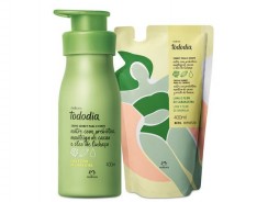 Kit Tododia Lima e Flor de Laranjeira 1 hidratante corporal 400ml + 1 refil 400ml.