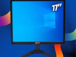 Monitor Prizi 17 HD LED, 60Hz, HDMI, VESA, Ajuste de Ângulo, Preto – PZ0017HDMI