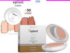 Pó Compacto Protetor Solar FPS 50 Episol – Mantecorp Skincare