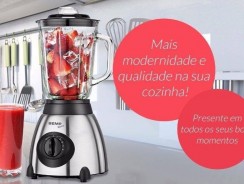 Liquidificador Semp Prime Heavy 5 Velocidades Inox – 500W Copo de Vidro 110 Volts