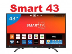 Smart Tv Led 43 Polegadas Aoc Le43s5970s Full HD Wi-Fi 2 USB 3 Hdmi