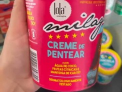 Milagre Creme Pentear 450G, Lola Cosmetics