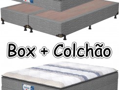 Cama Box Queen Size Box + Colchão Probel – Mola 28cm de Alt. Turquia