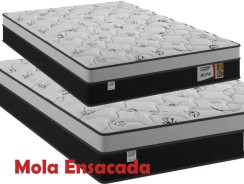 Colchão Casal Plumatex de Mola Ensacada – 22x138x188cm Alfa