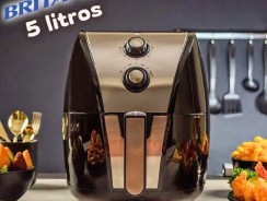 .Fritadeira Elétrica sem Óleo/Air Fryer Britânia – BFR40PI Preta com Timer.