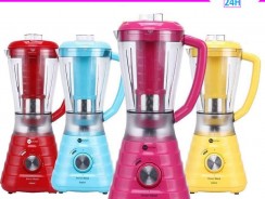 Liquidificador Fun Kitchen Power Blend 2,4L 4 Velocidades + Pulsar/Autolimpeza Vermelho – 900W