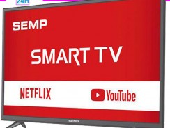 Smart TV LED 39″ Semp L39S3900FS Full HD com Conversor Digital 2 HDMI 1 USB Wi-Fi Closed Caption – Grafite