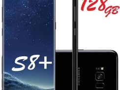 Smartphone Samsung Galaxy S8+ 64GB Preto Dual Chip – 4G Câm. 12MP + Selfie 8MP Tela 6.2” Quad HD