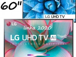 Smart TV 4K LED 60” LG 60UN7310PSA Wi-Fi Bluetooth – HDR Inteligência Artificial 3 HDMI 2 USB