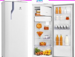 Refrigerador Electrolux Degelo Prático RE31 com Controle de Temperatura 240L- Branco