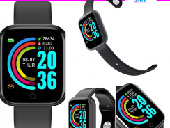 Relogio Inteligente Smartwatch Y68 Bluetooth Preto