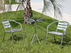 Conjunto de Mesa para Jardim com 2 Cadeiras – Alegro Móveis CJM221100