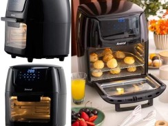 Fritadeira Elétrica sem Óleo/Air Fryer Amvox – Arf 1222 Oven Preta