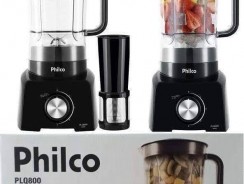 Liquidificador Philco PLQ800 2,7L Preto – com Filtro 4 Velocidades 900W