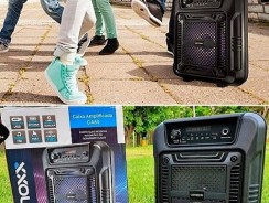 Caixa de Som Amplificada Lenoxx CA60 Bluetooth, Rádio FM, USB – 80W