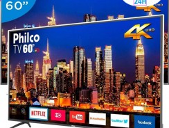 Smart TV 4K LED 60” Philco PTV60F90DSWNS – Wi-Fi HDR Conversor Digital 3 HDMI 2 USB